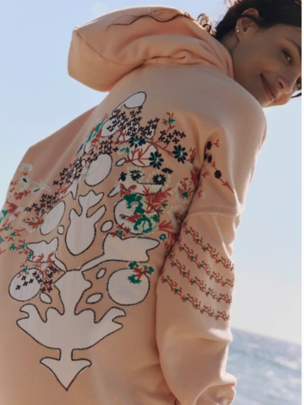 NWOT At My Best Embroidered Hoodie XS